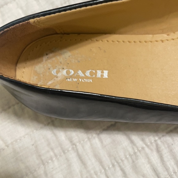 EUC Coach black patent leather loafer - Picture 6 of 8